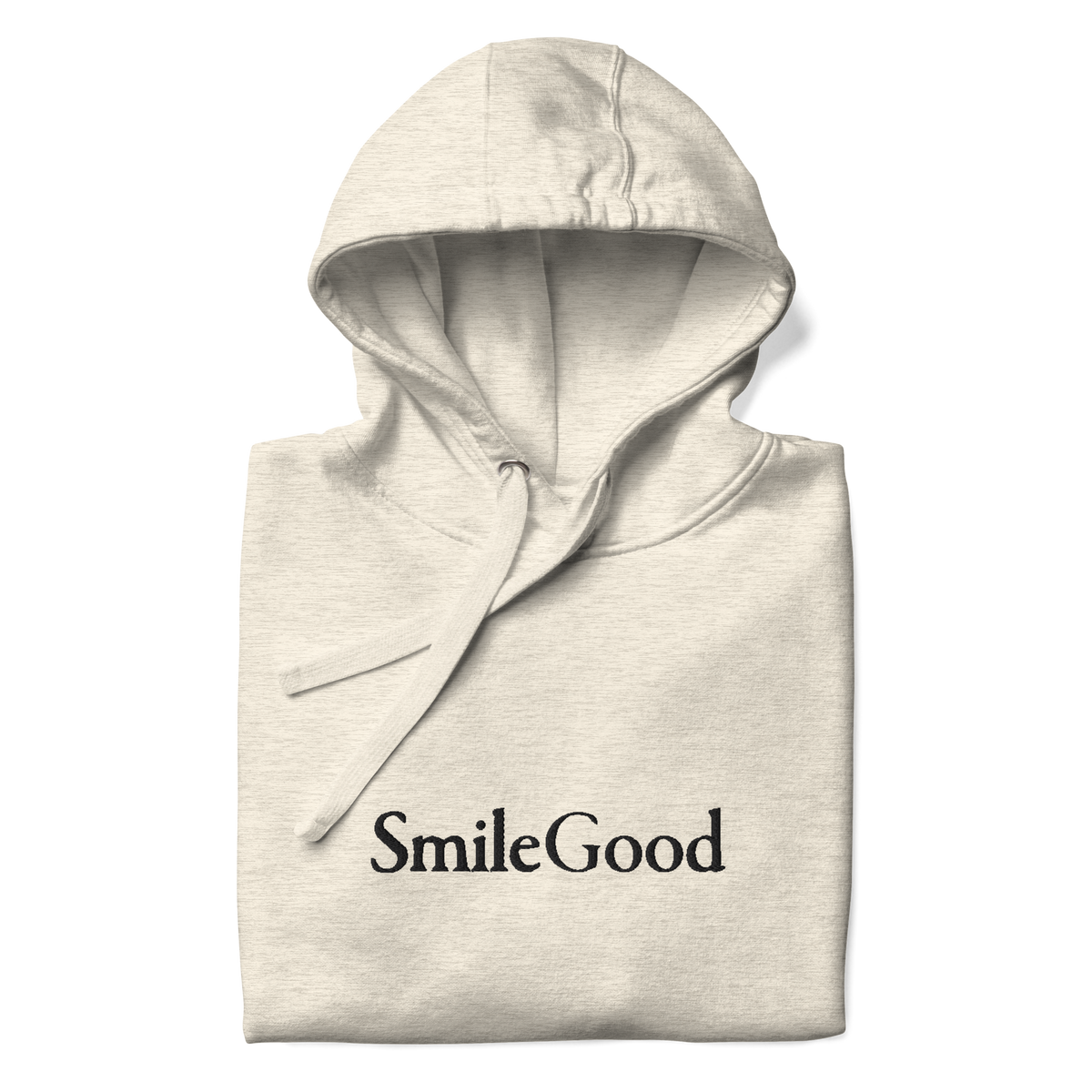Big Print Embroidered Hoodie